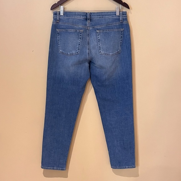 Eileen Fisher Boyfriend Straight Leg Jeans - Women's Size 8 - Blue - Picture 2 of 9
